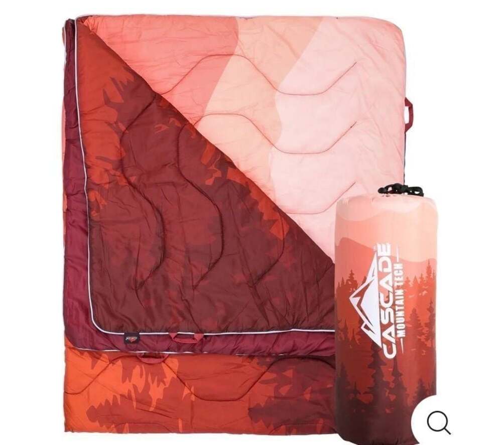 Cascade Mountain Tech Mountain Scene Adventure Blanket 70x56 in